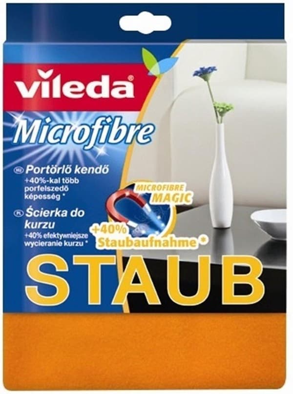 Vileda 4023103124967 puhdistusliina Mikrokuitu, polyesterioranssi 1 kpl