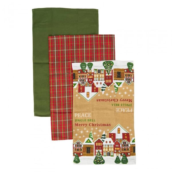 SET 3 PROSOAPE BUCATARIE XMAS