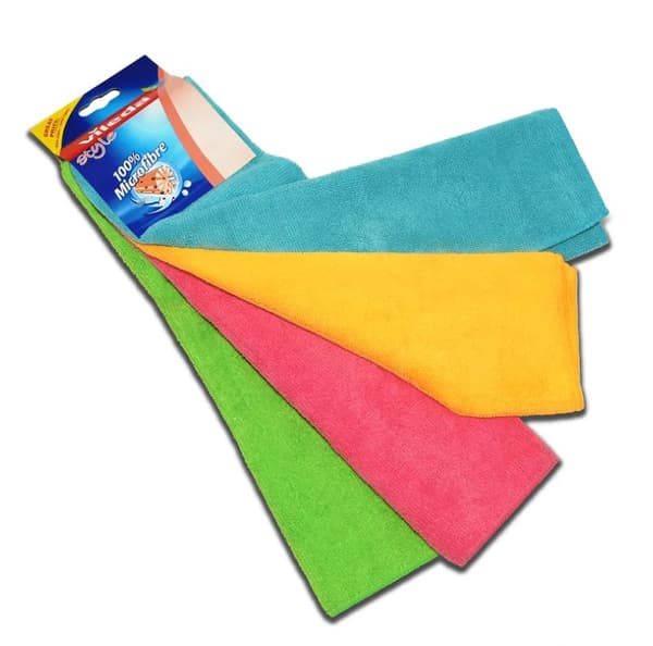 Rengöringsduk Vileda Mikrofiberduk Färger Extra Large 4 st