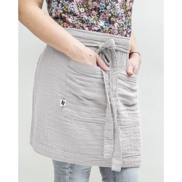 Kockförkläde "Gaïa" 45 x 80 cm "Cotton Gauze" - Gaïa Nuage