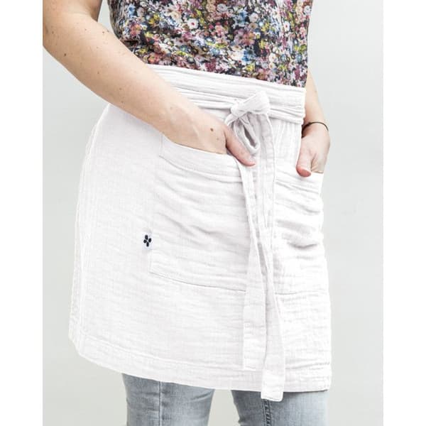 Kockförkläde "Gaïa" 45 x 80 cm "Cotton Gauze" - Gaïa Chantilly
