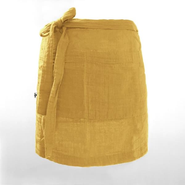 Kockförkläde "Gaïa" 45 x 80 cm "Cotton Gauze" - Gaïa Safran