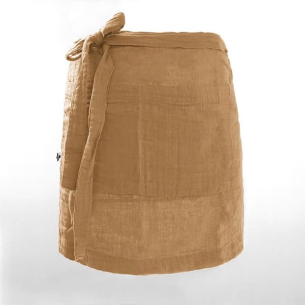 Kockförkläde "Gaïa" 45 x 80 cm "Cotton Gauze" - Gaïa Camel
