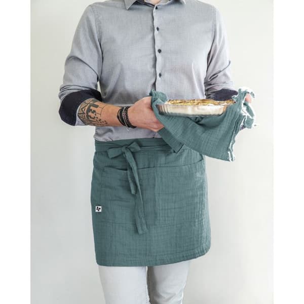 Kockförkläde "Gaïa" 45 x 80 cm "Cotton Gauze" - Gaïa Canard