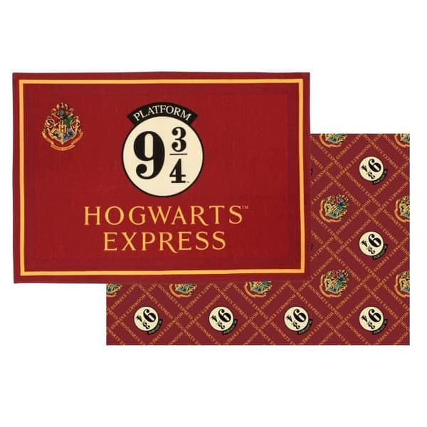 Harry Potter Hogwarts Express kökshandduk 9 3/4 TU Röd