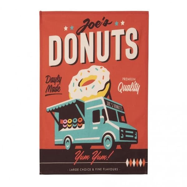 Kökshandduk i bomull, Misteratomic Donuts