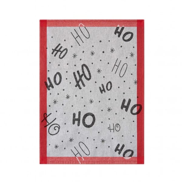 HO HO HO køkkensæt 50x70 rød