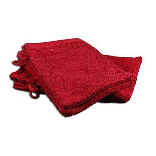 Gözze 101-0000-a1 berlin set om 4 tvättlappar 17 x 24 cm, frotté, Bordeaux, 17 x 24 cm - 101-4086-A1