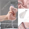 Miniatyrbild 4 av 4: TD® Mikrofibersvamp Handduksbord Badrumsdisk Kan tvättas Cute Love Toalett kökshandduk Bekväm handtvätt Återanvänds