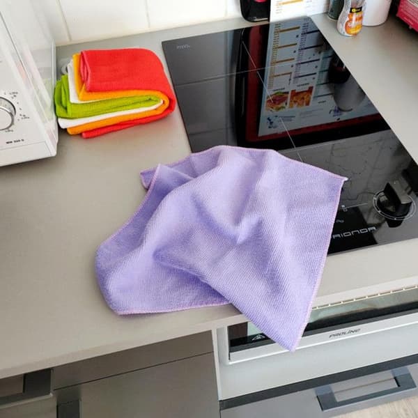 Mikrofiberhushållningsdukar - Flerfärgad - Set om 5 - 30x30cm - Ultraabsorberande - Maskintvättbara