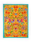 Miniatyrbild 1 av 4: Torchon - handduk Excelsa - 66641 - Mexikanska blommor kökshandduk, 100% bomull, 70 x 50 cm, med knäpphål
