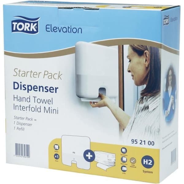 Handdukshållare - Tork - 952100 - Mini C&C - Startpaket - Vit