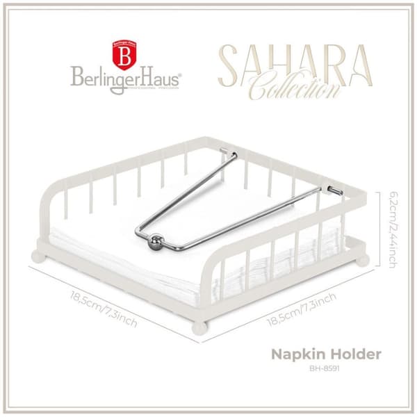 Servietholder med presse Berlinger Haus Bh-8591 Sahara Lumarko!