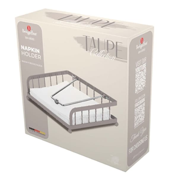Servietholder med klemme Berlinger Haus Bh-8592 Taupe Lumarko!