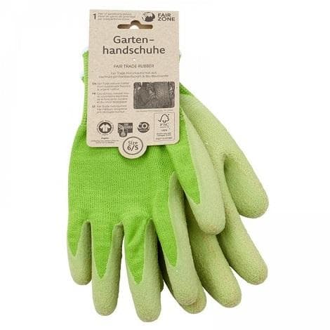 Trädgårdshandskar av fair trade naturgummi - Fair Zone Large