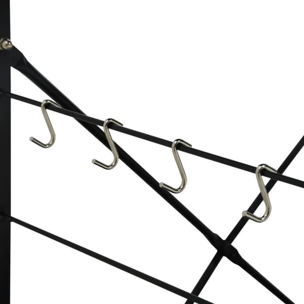 Køkkenreol til mikroovn 60x39,6x79,5 cm konstrueret træ sort/eg - Skab Til Mikrobølgeovn - Skabe Til Miktrobølgeovne - Home & Living