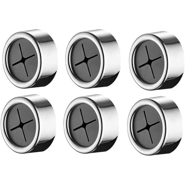 Set med 6 självhäftande handduksställ, rund sugkoppshanddukshållare, handduksställ, självhäftande handdukskrok, R-krok