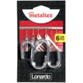 Miniatyrbild 5 av 5: Set med 6 krokar i kromstål - METALTEX - Lonardo - Contemporary - Design
