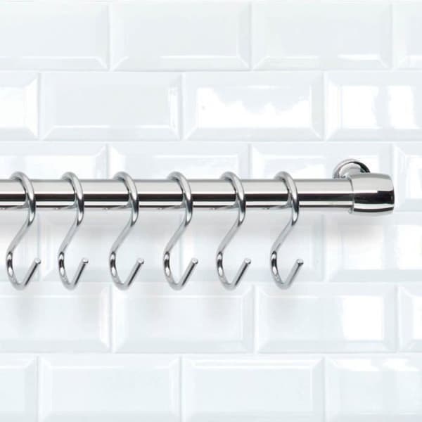 Set med 6 krokar i kromstål - METALTEX - Lonardo - Contemporary - Design