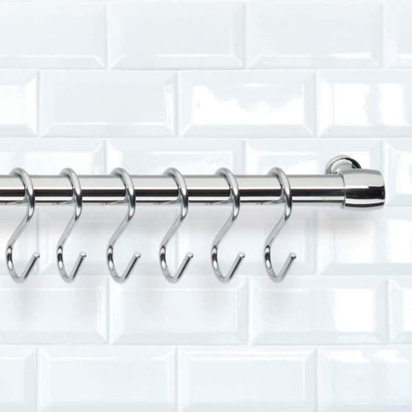 Set med 6 krokar i kromstål - METALTEX - Lonardo - Contemporary - Design