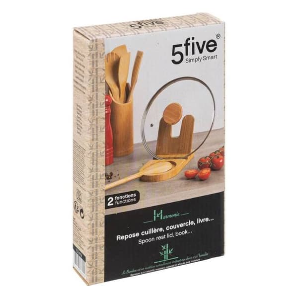 Five Simply Smart - Bambu skedstöd med lock - Beige