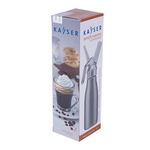 Grädde siphon Symphonie 0,5L - rostfritt stål, aluminium