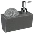 Miniatyrbild 1 av 5: Säsoapparat med svamps hållare - INSTANT D'O - L. 14,5 cm - Grå - påfyllbar - svamp ingår