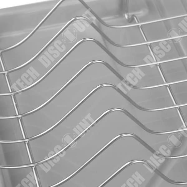 TD® diskavlopp – diskbricka i plast – torkställ med droppbricka/kökstillbehör