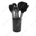 Miniatyrbild 3 av 4: TD® 9 st köksredskapssats, silikonspatelset, non-stick reptålig kokkärl