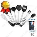 Miniatyrbild 1 av 4: TD® 9 st köksredskapssats, silikonspatelset, non-stick reptålig kokkärl