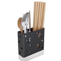 Miniatyrbild 1 av 4: TD® XUY Ätpinnehållare i rostfritt stål Bestick Organizer Gaffel Köksredskap