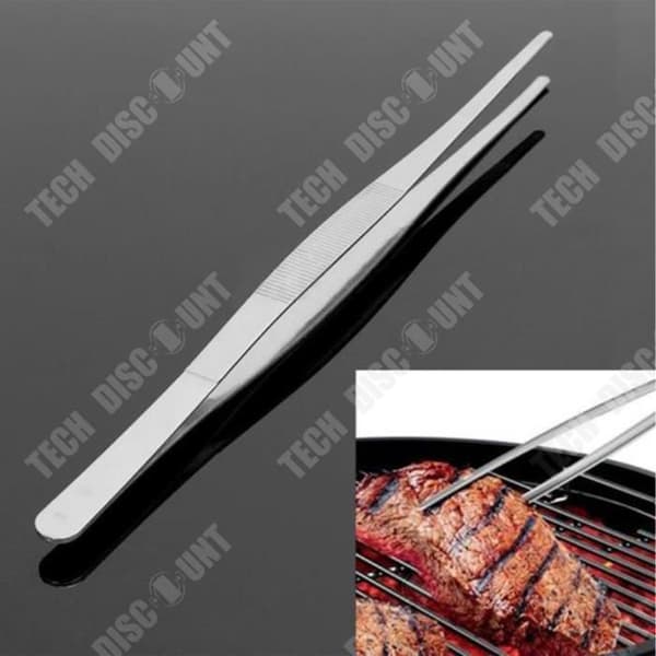 TD® 30 cm-12 tum kök rostfritt stål grill specialpincett förtjockad rostfri pincett
