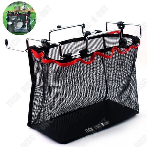 TD® Wire Storage Net Rack Utomhuscamping Bärbar förvaringsväska BBQ Tool Kit Diverse Net Set