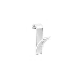 WENKO Handdukstork kylarkrok, Set med 6 kylarkrokar, plast, 2,5x10,5x7 cm, transparent