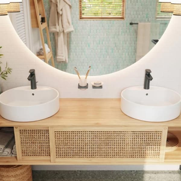 Svart borstad krom tvålkopp - HANSGROHE - AddStoris - Metall - Glas