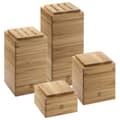 Miniatyrbild 1 av 4: ZWILLING Tillbehör - Set 4 förvaringslådor (tom) - Bambu