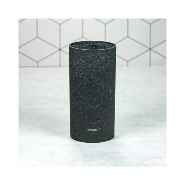 Universellt knivställ - KINGHOFF - KH-1249 - 22cm - Modern design - Svart plast
