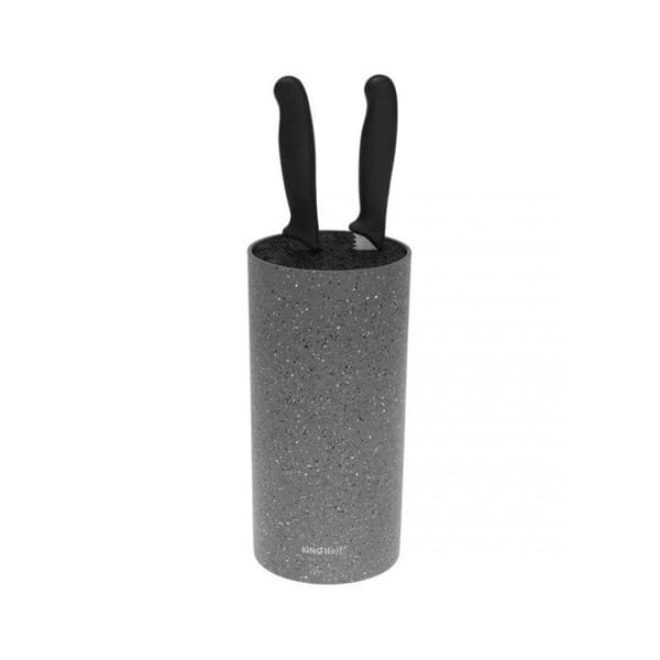 Universellt knivställ - KINGHOFF - KH-1249 - 22cm - Modern design - Svart plast