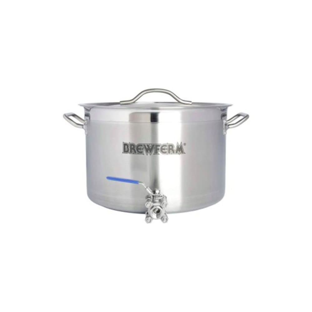Mash vattenkokare av rostfritt stål 25 l med kulventil