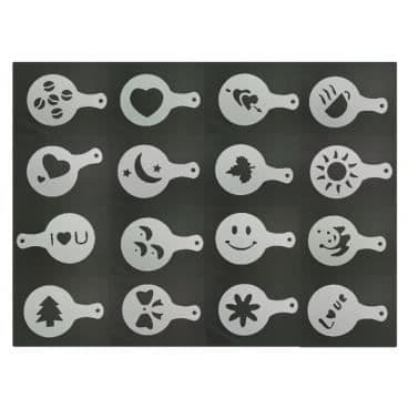 Pochoarer - Deco Hem - Paket med 16 - Plast - Nutida - Design