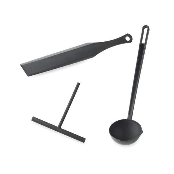 Set med redskap för crêpes