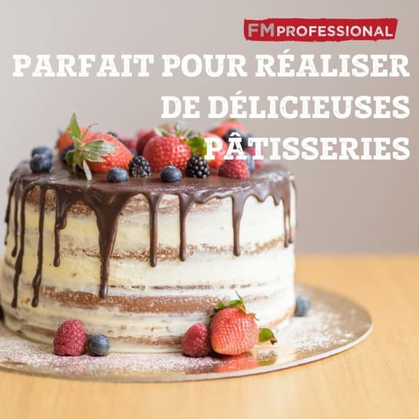 Köksvisp - FM Professional - 25 cm - Rostfritt stål - Ergonomisk - Praktisk