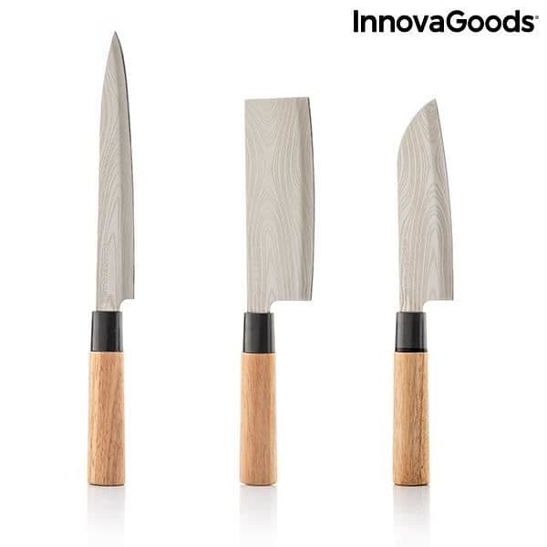 Japansk knivset med professionell bärväska