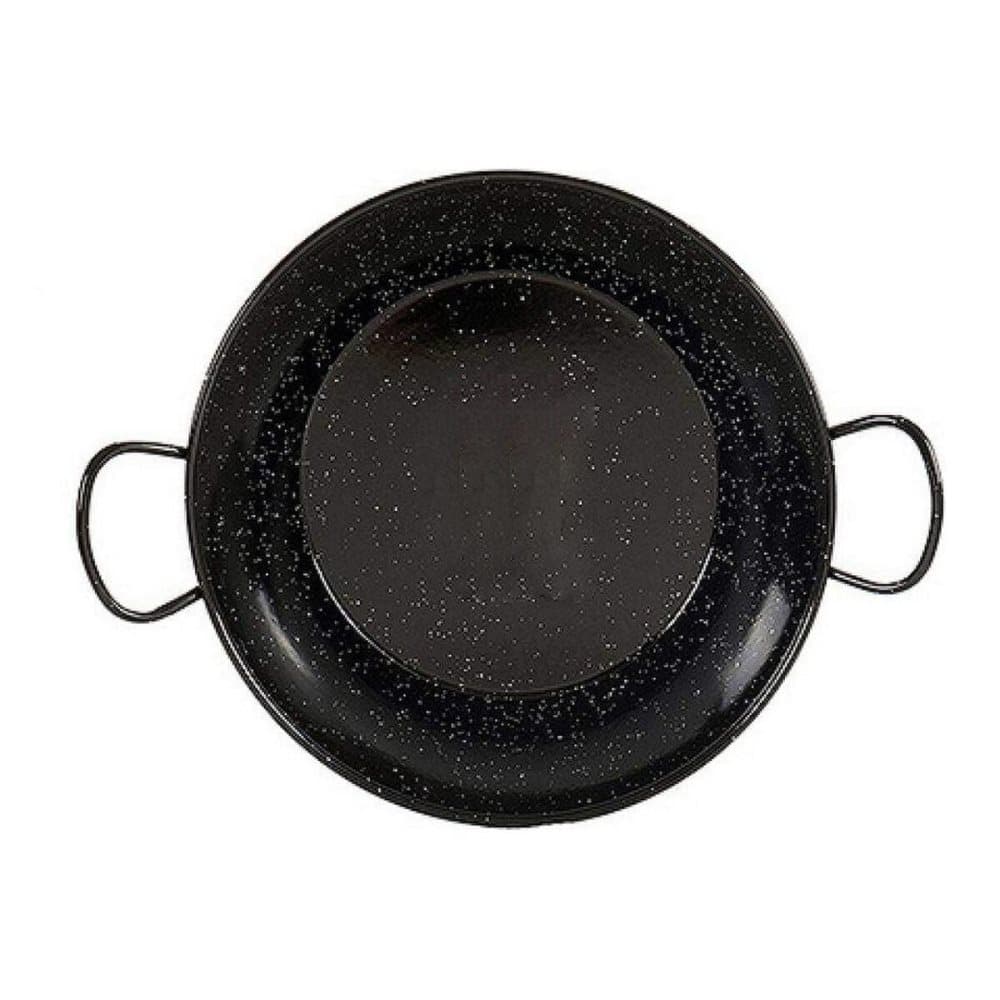 Djup stekpanna med handtag Svart Emaljerat stål (41 x 12 x 52 cm)