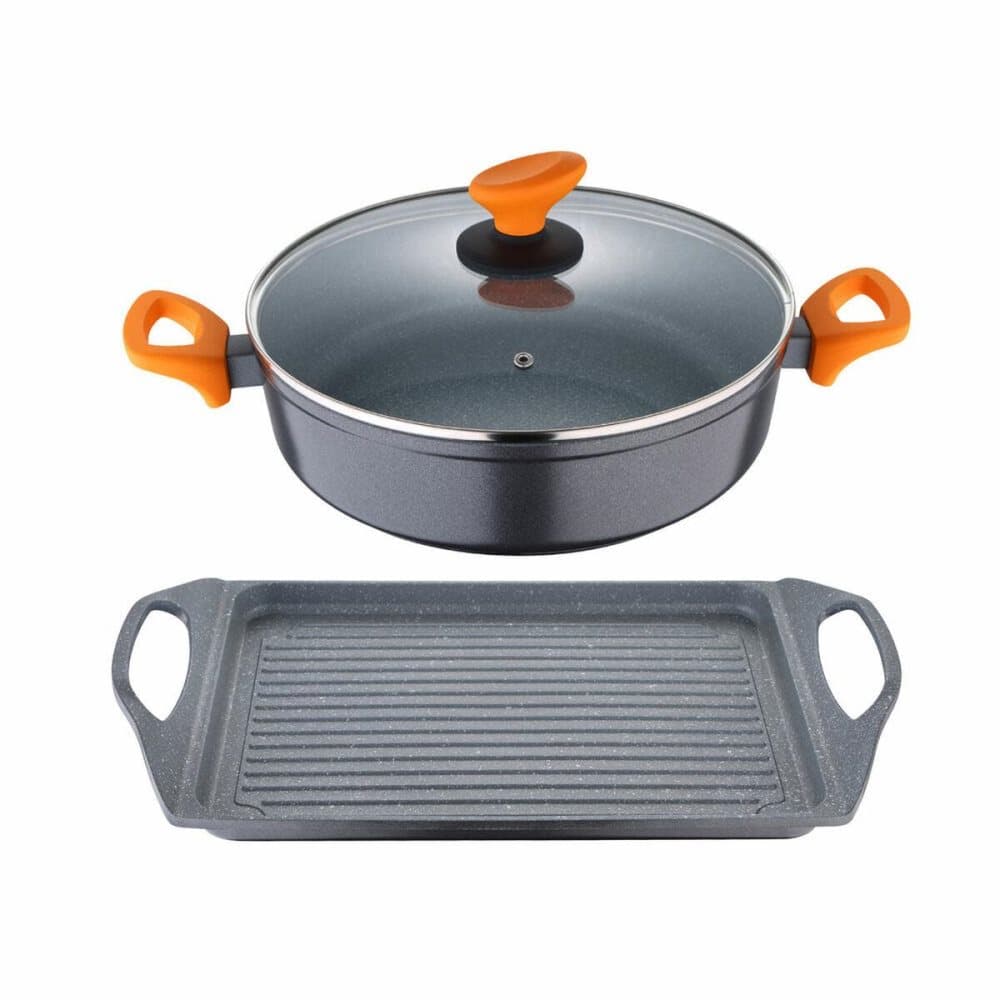 Kastrull San Ignacio Cookware Lava 2 Delar Aluminium (2 pcs)