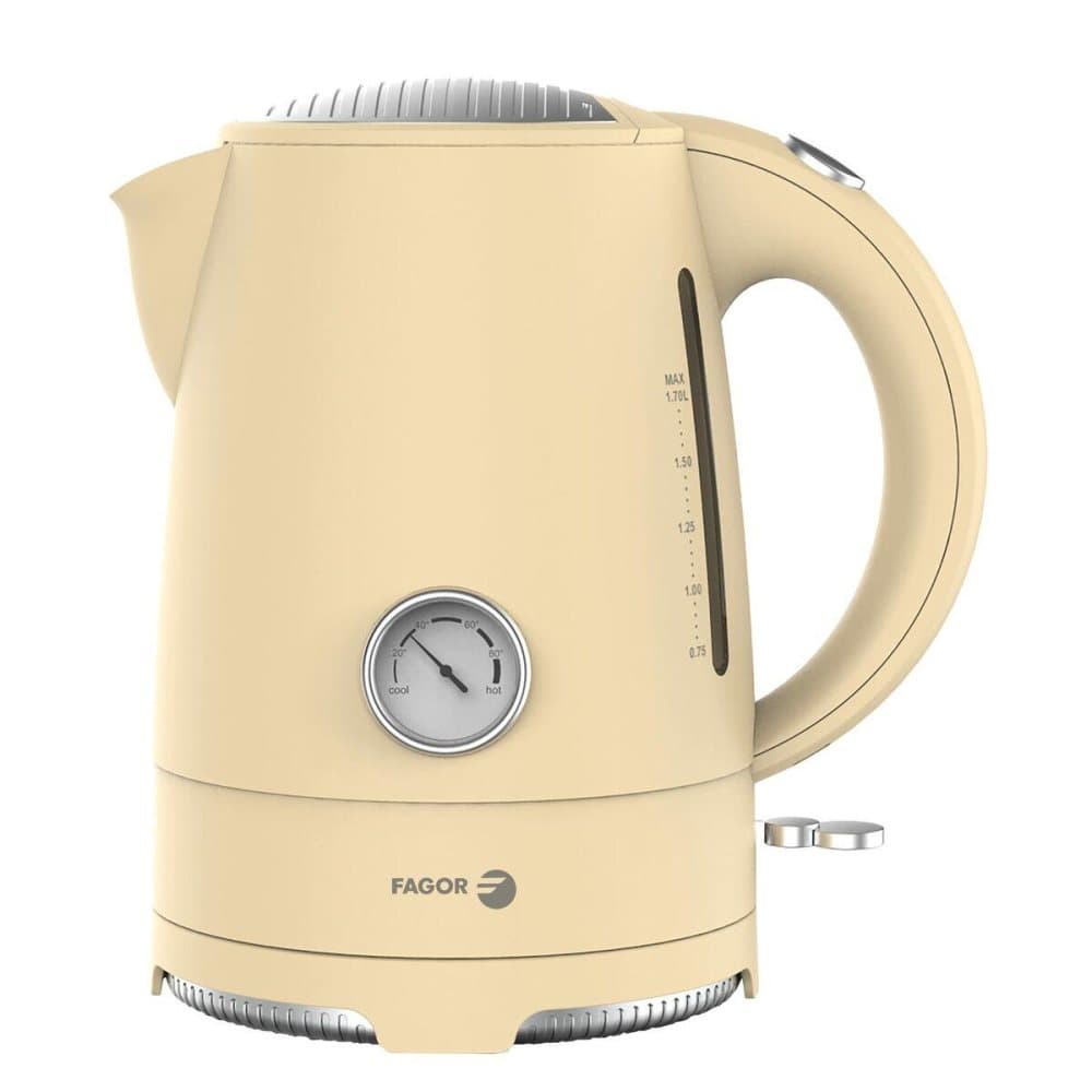 Vattenkokare FAGOR fge451 Vintage Rostfritt stål 2200 W 1,7 L