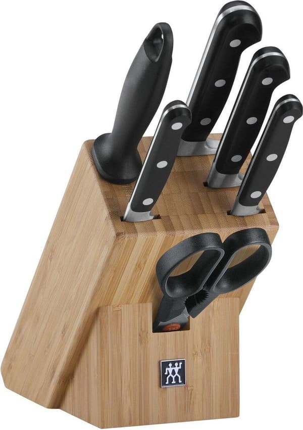 ZWILLING PROFESSIONAL S 7-delt knivblok - bambus