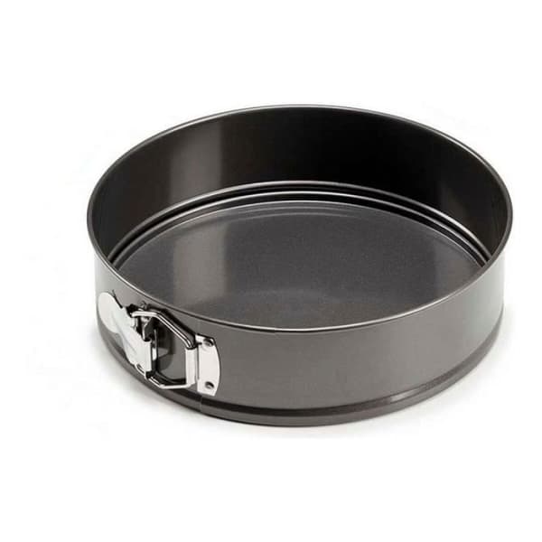 Avtagbar form - Metall - Ø 24 x 6,8 cm - Non-stick - Mörkgrå - Demonterbar