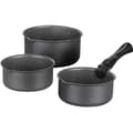 Pikkukuva 1 / 4: Arthur Martin AM777GM Kök Batteriset med 3 kokkärl - Matt Gray 16-18-20 cm + 1 Avtagbart handtag - Alla lampor inklusive induktion