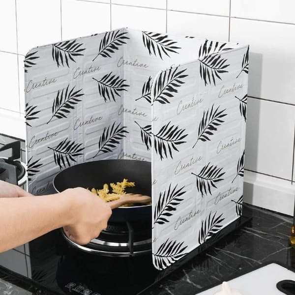 2st stänkskärm för köksolje i aluminiumfolie, stänkskydd för hushållskök
